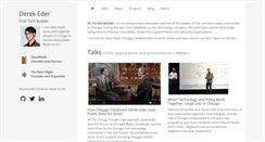 Desktop Screenshot of derekeder.com